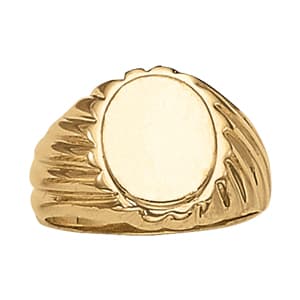 Men's Signet Ring — D — View 1