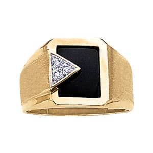 Men's Onyx Ring — View 1