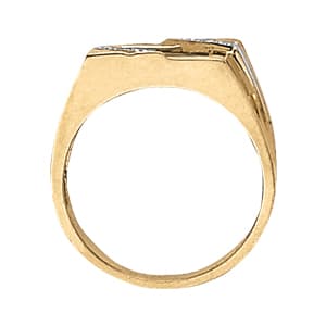 Men's Onyx Ring (0 ct. tw.), Side view in white gold or platinum