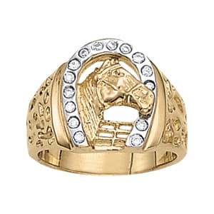 Men's Horseshoe Ring — View 1