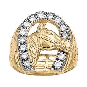 Horseshoe Gent Fashion Rings — View 1