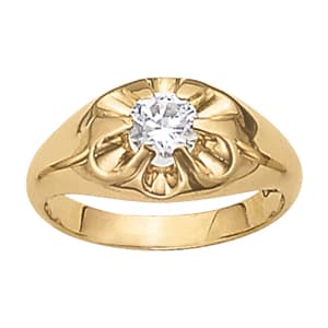 Gents Ring Solitaires — 1 1/2 CT — View 1
