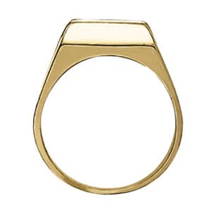 3-Stone Men's Ring (0.6 ct. tw.), Side view in white gold or platinum