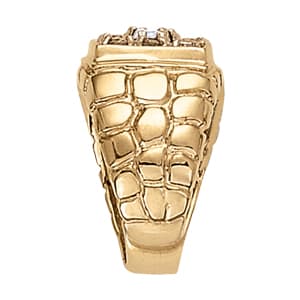 Men's Ring Cluster (2 1/8 ct. tw.), Side view in white gold or platinum