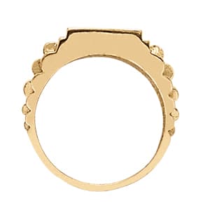 Men's Ring Cluster (0.08 ct. tw.), Side view in white gold or platinum