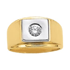 Gents Ring Solitaires — View 1
