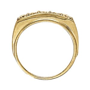 Men's Ring (0.85 ct. tw.), Side view in white gold or platinum