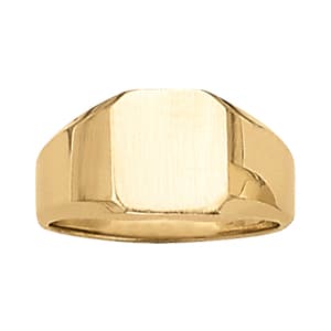 Gents Ring Signet — 6X6 MM — View 1
