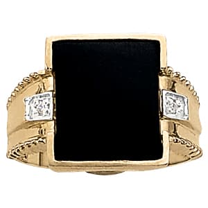 Gents Ring Onyx — View 1