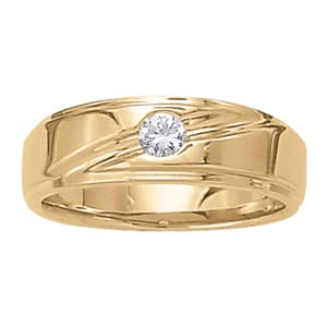 Gents Ring Solitaires — B — View 1