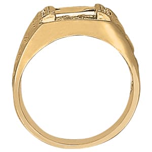 Men's Ring Color (0.05 ct. tw.), Side view in white gold or platinum