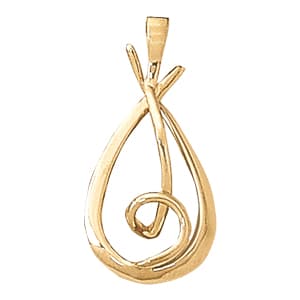Neck Center & Slides Pendants — White Gold