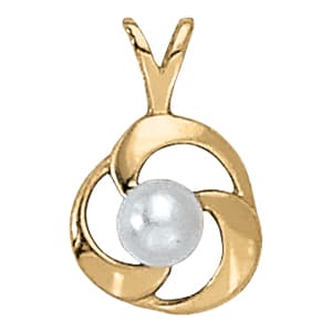 Pendants Color Pearl — White Gold