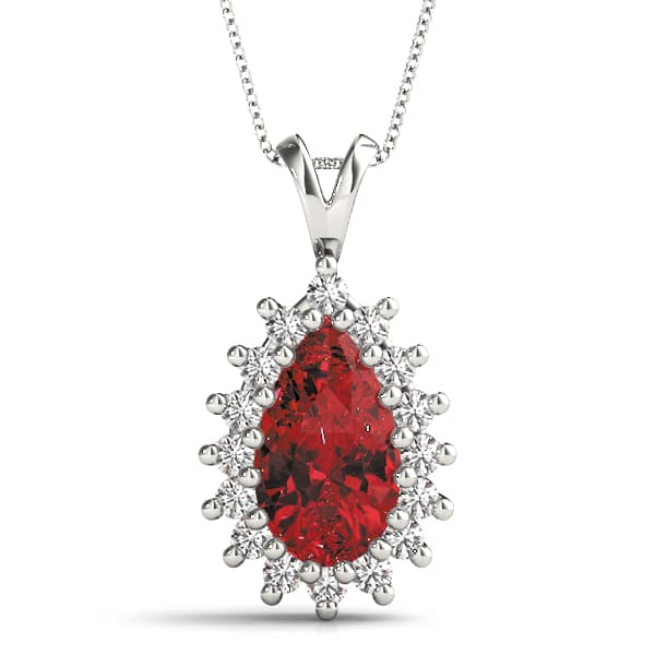 Pendants Color Pear — 9X6 MM — View 1