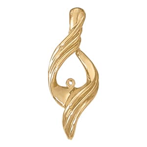 Pendants Neck Centers & Slides — White Gold