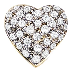 Pendants Heart — White Gold