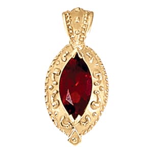 Pendants Color Marquise — White Gold