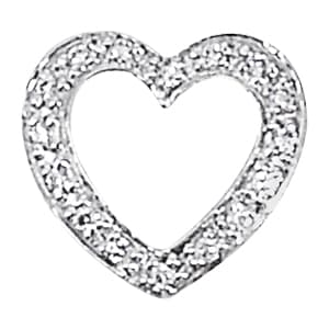 Pendants Heart — White Gold
