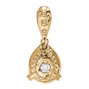 Pendants Solitaires Matching 81741 — White Gold