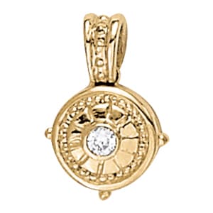 Pendants Solitaires Matching 81780 — White Gold