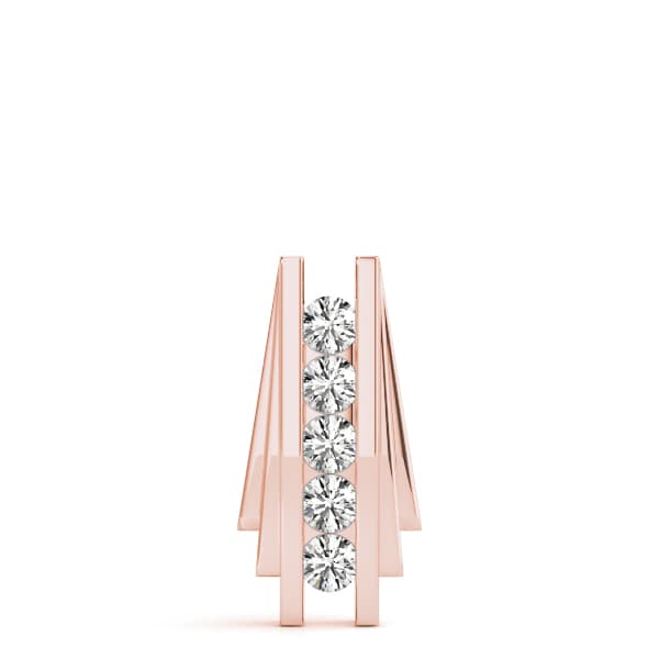 Fashion Pendant (1/2 ct. tw.), On hand view in rose gold