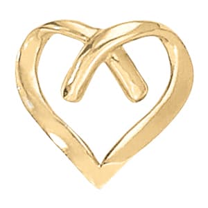Pendants Heart — White Gold