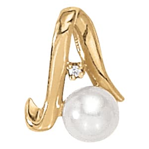 Pendants Color Pearl — White Gold