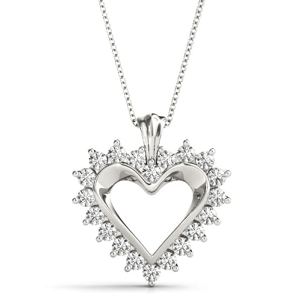 Pendants Heart — 1 CT — View 1