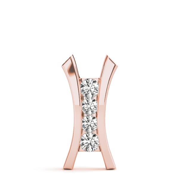 Fashion Pendant (1/2 ct. tw.), On hand view in rose gold