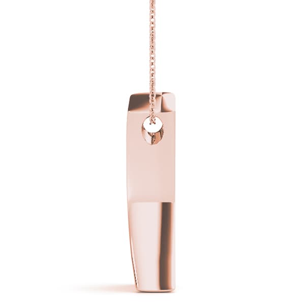 Fashion Pendant (1/2 ct. tw.), Side view in rose gold