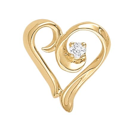 Pendants Heart — White Gold