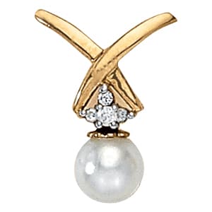 Pendants Color Pearl — White Gold