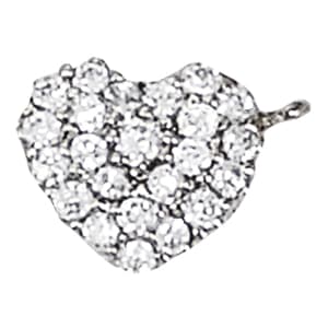 Pendants Heart — White Gold