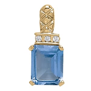 Pendants Color Emerald — White Gold