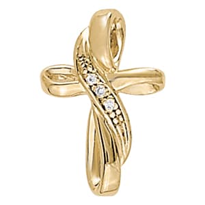 Pendants Religious Crosses — White Gold