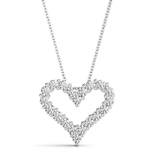 Heart Shape Pendant — 1/2 CT — View 1