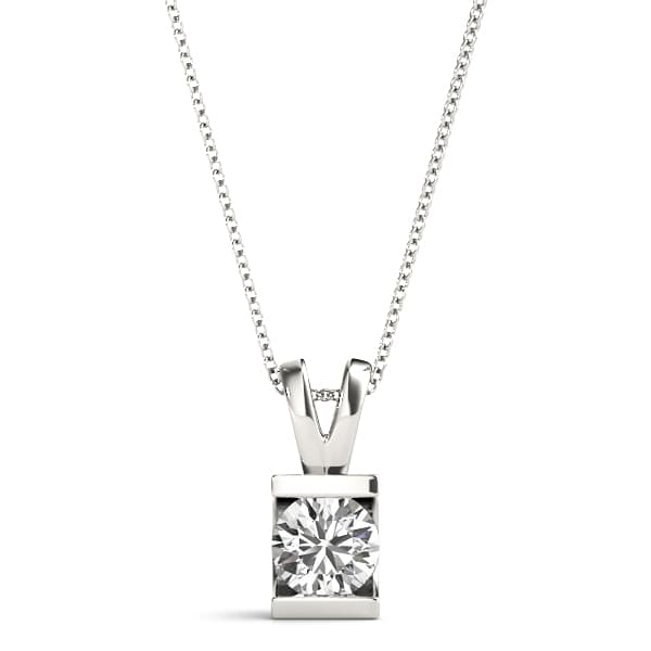 Solitaire Pendants — 1 CT — View 1