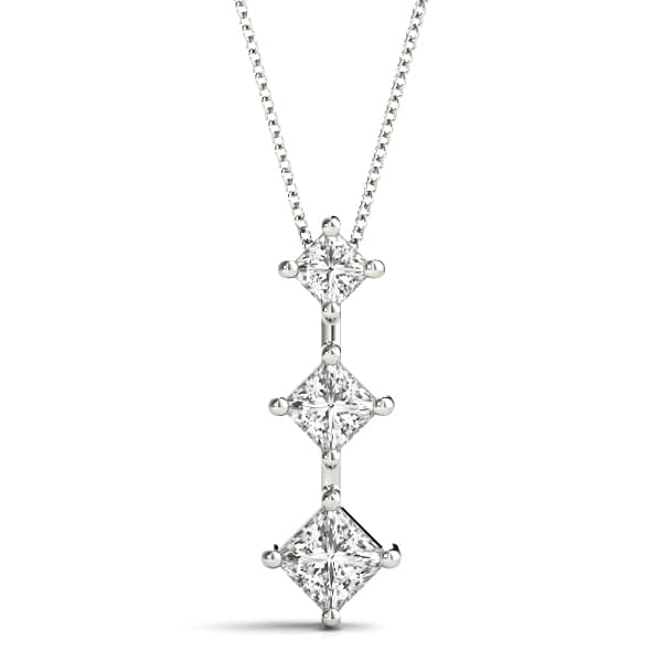 Pendants 3 Stone — 1 CT — View 1
