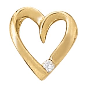 Pendants Heart — White Gold