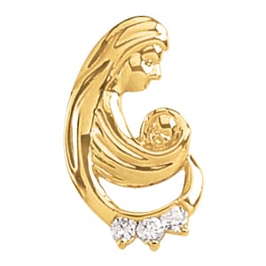 Pendants Heart — White Gold