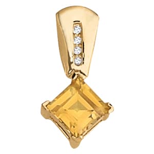 Pendants Color Cushion — White Gold