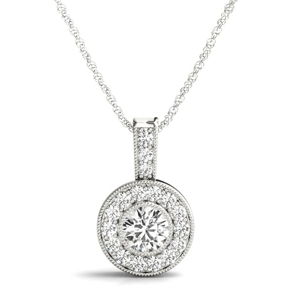 Pendants Halo — 1/5 CT — View 1