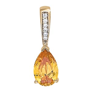 Pendants Color Pear — White Gold