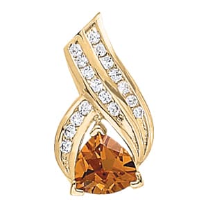 Pendants Neck Centers & Slides — White Gold