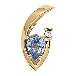 Breakdown-pendants Color Pear — White Gold