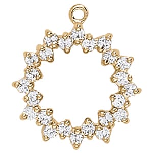 Pendants Circle — White Gold