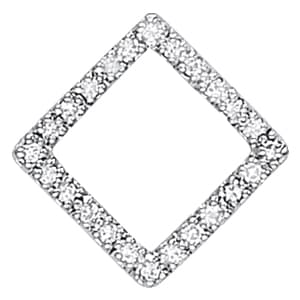 Pendants Fashion — White Gold