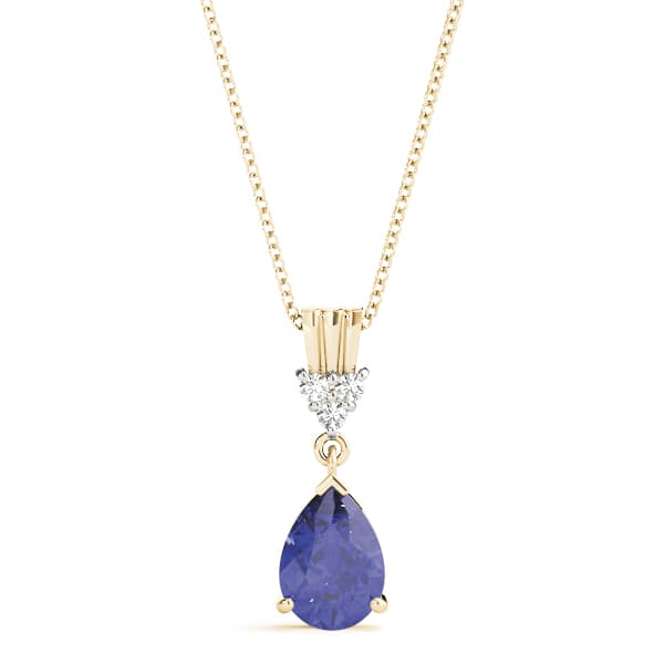 Color Ps (0.03 ct. tw.), Front view in yellow gold