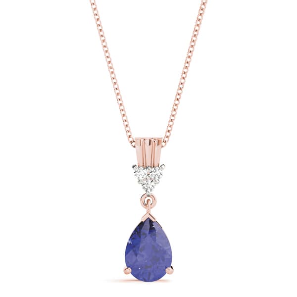 Color Ps (0.03 ct. tw.), Front view in rose gold