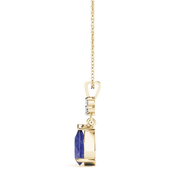 Color Ps (0.03 ct. tw.), Side view in yellow gold
